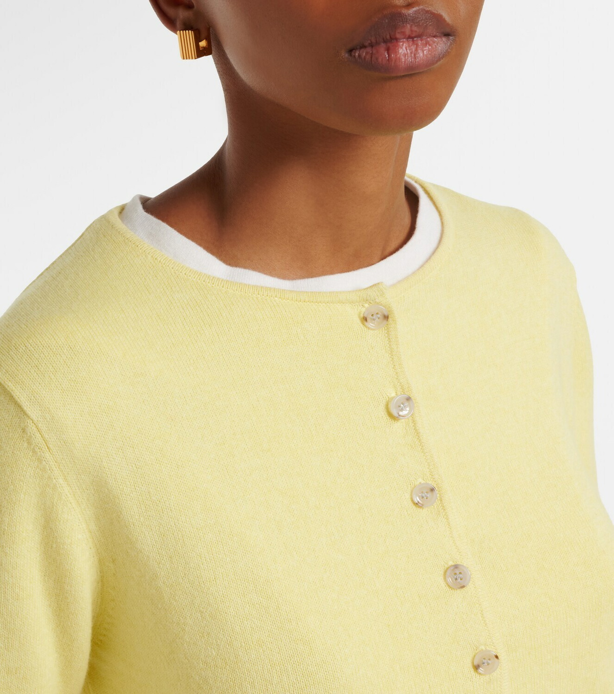 Jardin des Orangers Cotton and cashmere cardigan