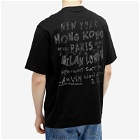 Lanvin Men's x Future Print T-Shirt in Black