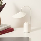 ferm LIVING Arum Portable Lamp in White 