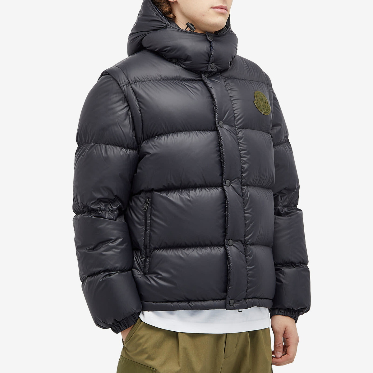 Moncler Men's Cyclone Jacket in Dark Grey Moncler