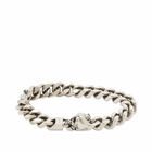 Alexander McQueen Men's Skull Chain Bracelet in Silver