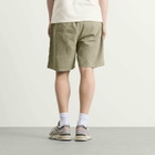 Folk Men's Relaxed Assembly Shorts in Light Sage Mini Stripe