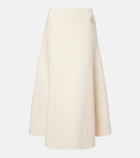 Moncler Genius x Jil Sander virgin wool midi skirt