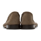 Paul Stuart Taupe Suede Macao Penny Loafers