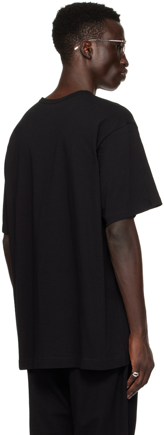 YOHJI YAMAMOTO Black Print T-Shirt