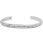 Givenchy - Engraved Silver-Tone Cuff - Men - Silver