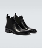 Giorgio Armani Leather Chelsea boots