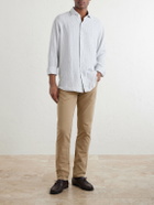 Peter Millar - Astino Lino Striped Cotton Shirt - White