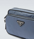 Prada Re-Nylon leather-trimmed shoulder bag
