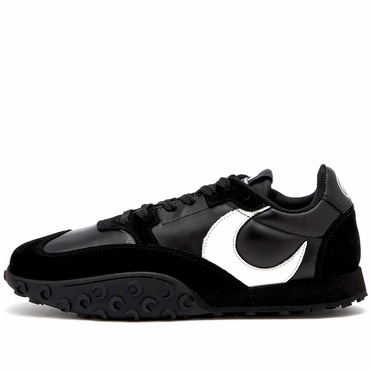 Marine Serre｜SNEAKERS (MFW007ACLEA0009 BK99) Marine Serre Women's Moonwalk Sneakers in Black Marine Serre