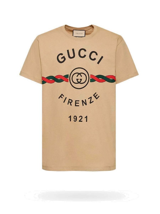 Photo: Gucci   T Shirt Beige   Mens