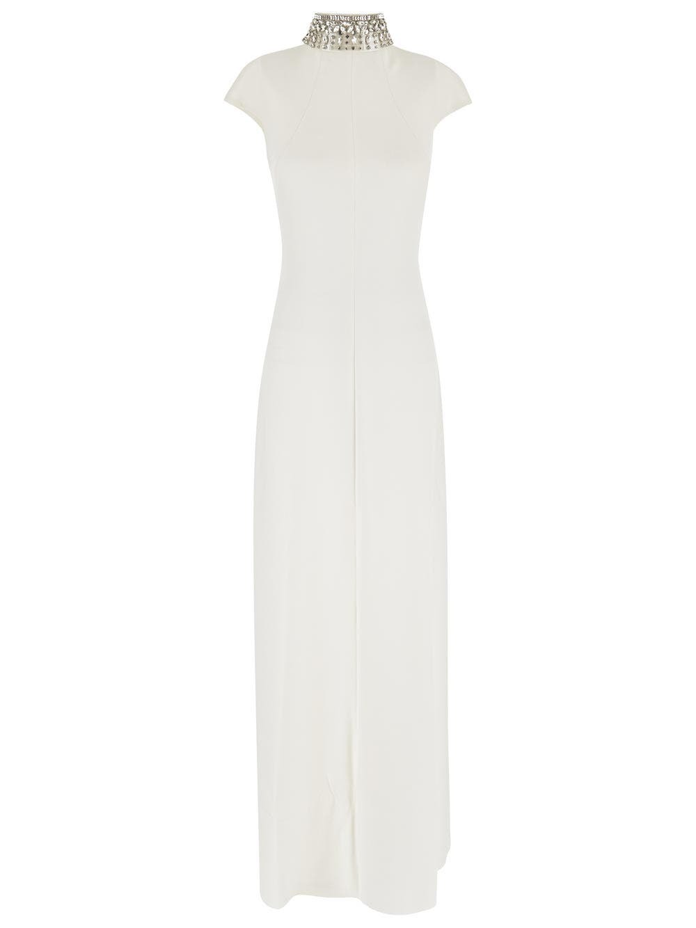 ワンピース MAX MARA White ette Calmi Long Dress Silk slip dress, white | 