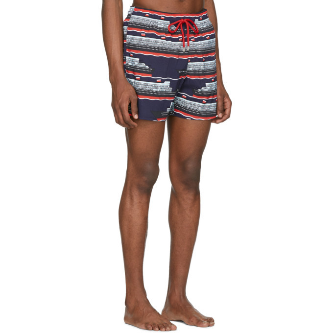 Vilebrequin Multicolor VBQ Cruise Lines Moonrise Swim Shorts