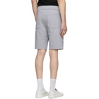 Balmain Grey Embossed Bermuda Shorts