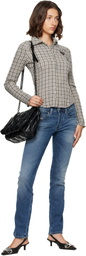 Diesel Black Charm-D Shoulder Bag