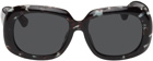 Dries Van Noten Tortoiseshell Linda Farrow Edition 75 C6 Sunglasses