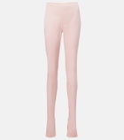 Gucci Silk-blend faille leggings