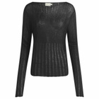 Deiji Studios Women's Open Work Longsleeve in Black