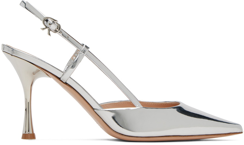 gianvito rossi silver heels