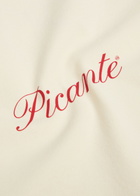 Picante Tailor Logo-print Cotton T-shirt Ivory