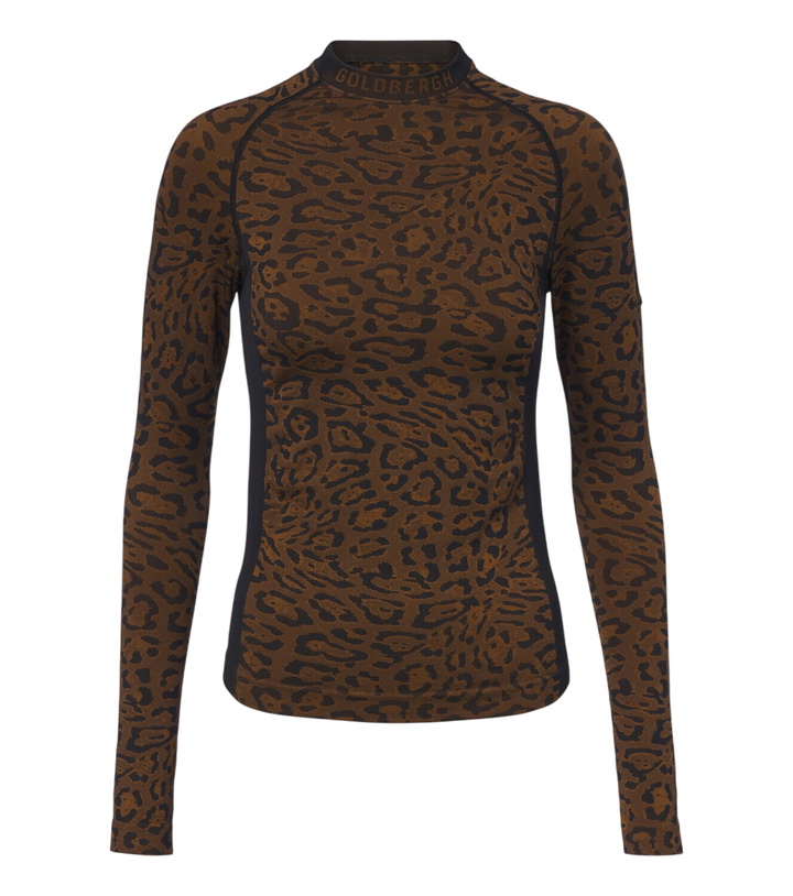 Photo: Goldbergh Feline leopard-print ski top