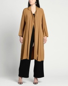 Alessia Santi Womens Overcoat & Trench Coat Camel