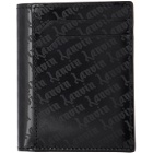Lanvin Black Goth Logo Card Holder Wallet