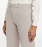 Deveaux New York - Pearl wool and cashmere pants