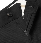 Burberry - Slim-Fit Tapered Cotton-Blend Twill Chinos - Men - Black