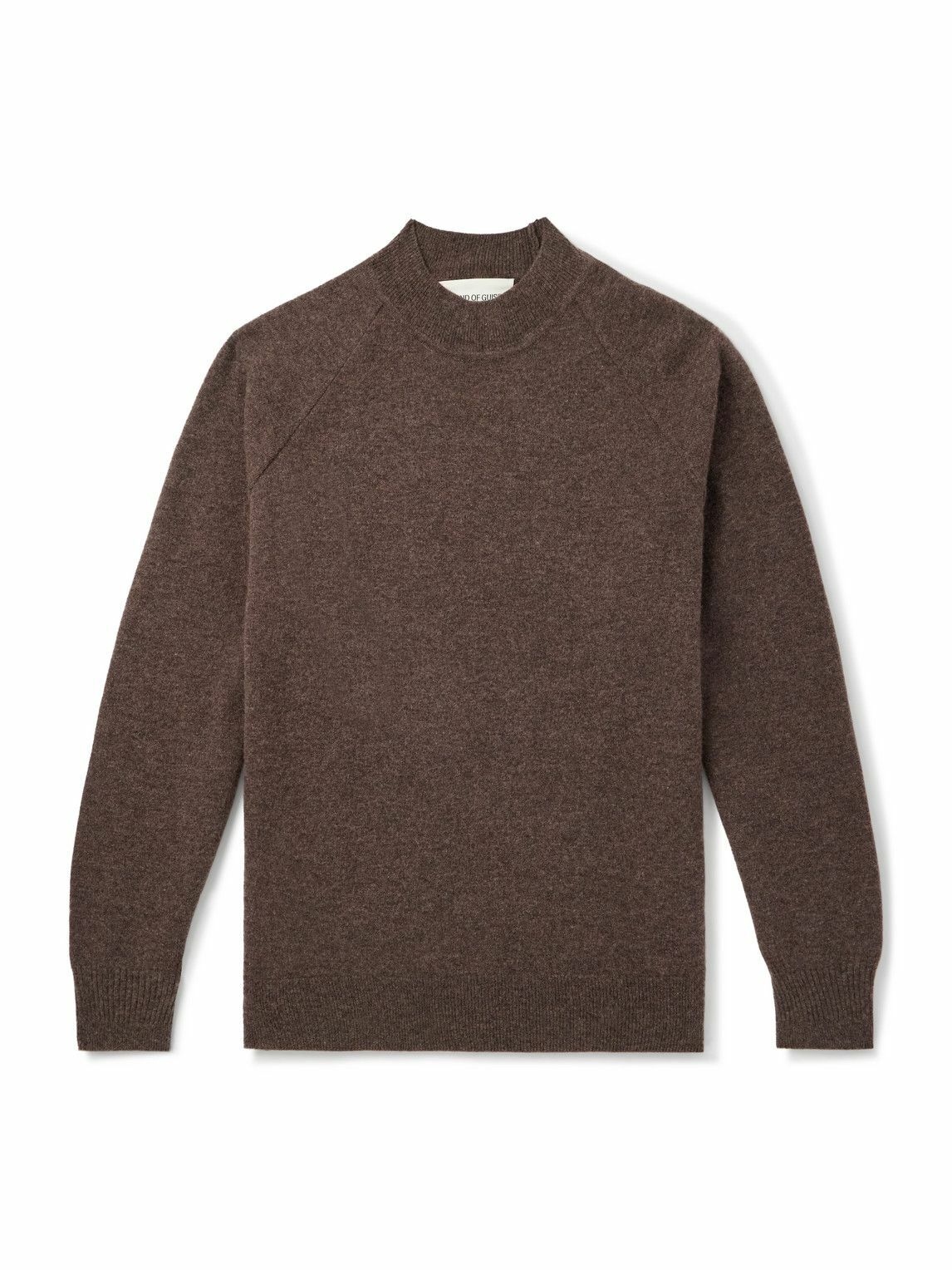A Kind Of Guise - Morello Merino Wool Mock-Neck Sweater - Brown