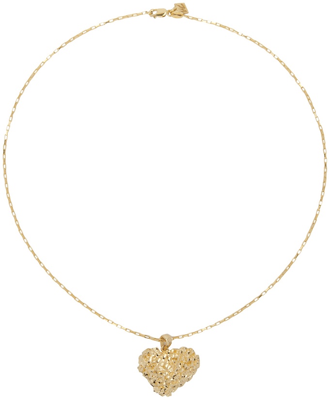 Photo: Veneda Carter SSENSE Exclusive Gold Heart VC013 Necklace