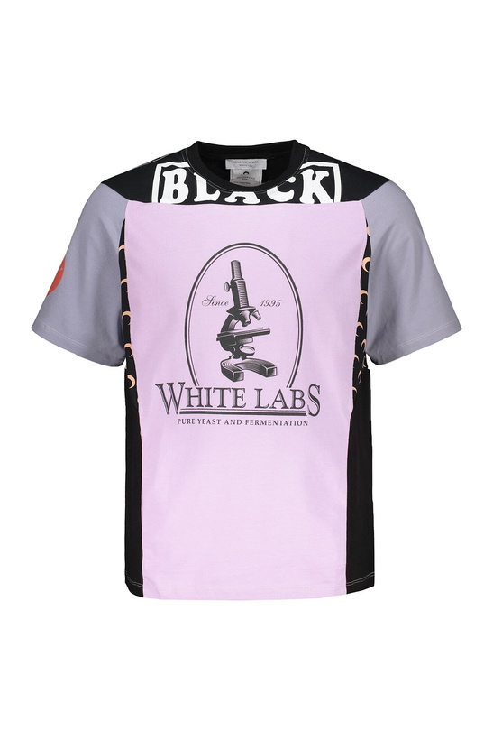 Photo: Marine Serre Short Sleeve Printed Cotton T-shirt