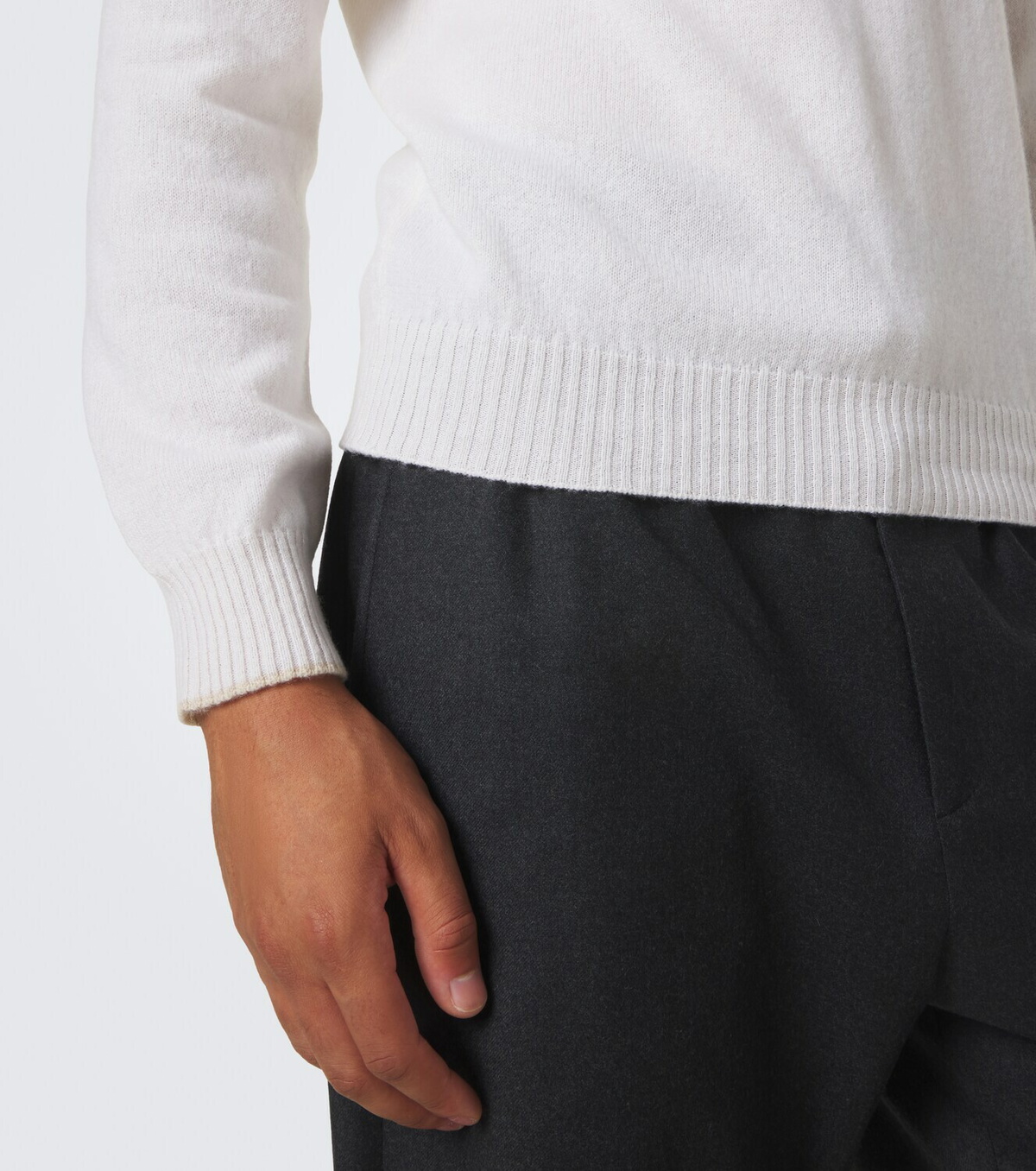 Fedeli Cashmere half-zip sweater
