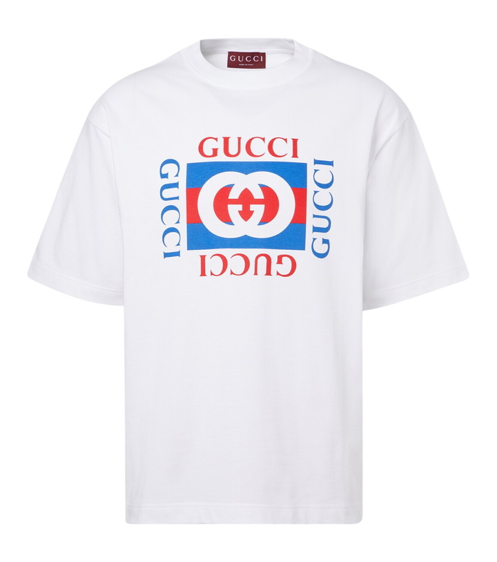 Photo: Gucci Interlocking G cotton jersey T-shirt