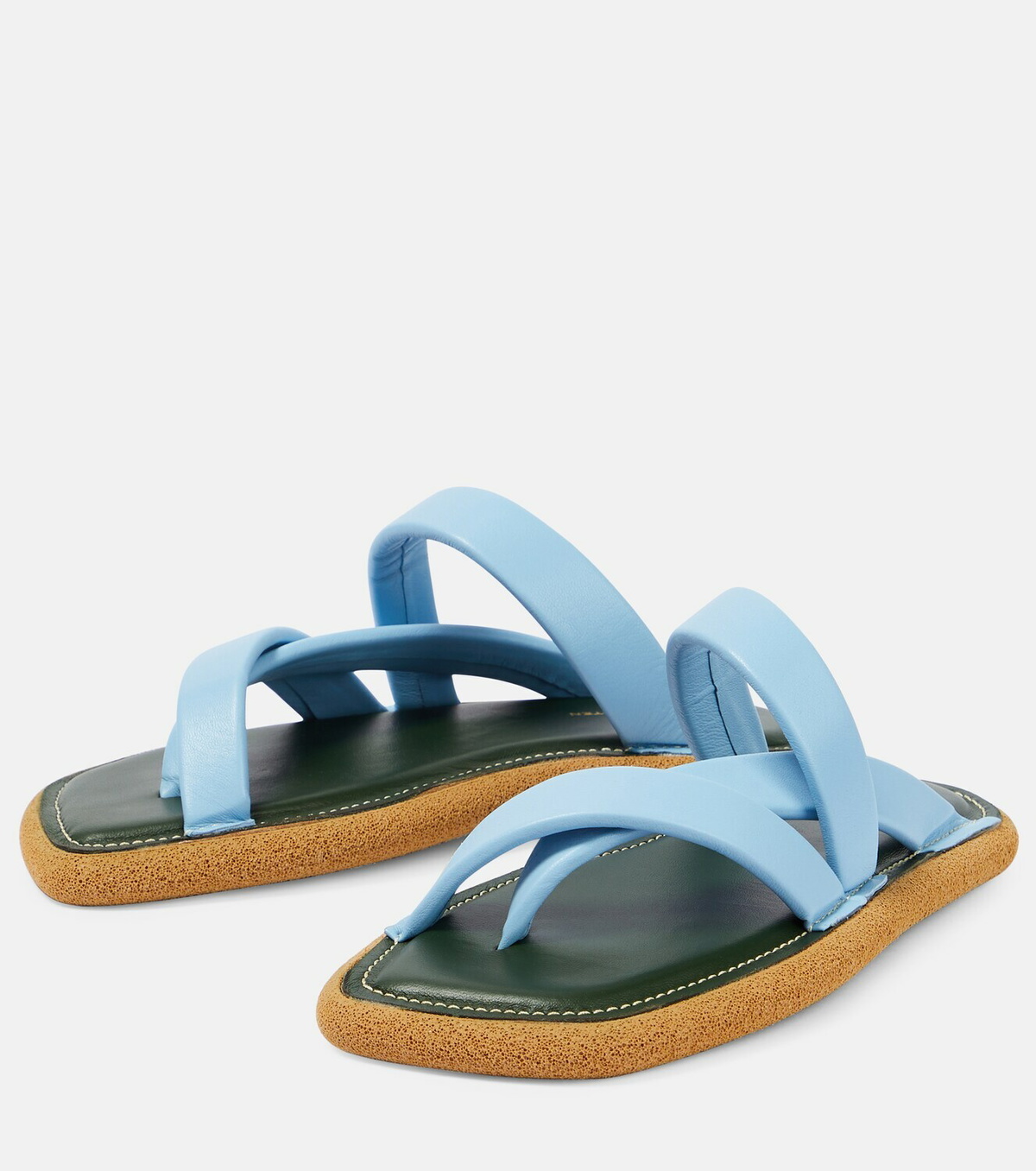 Dries Van Noten - Leather slides