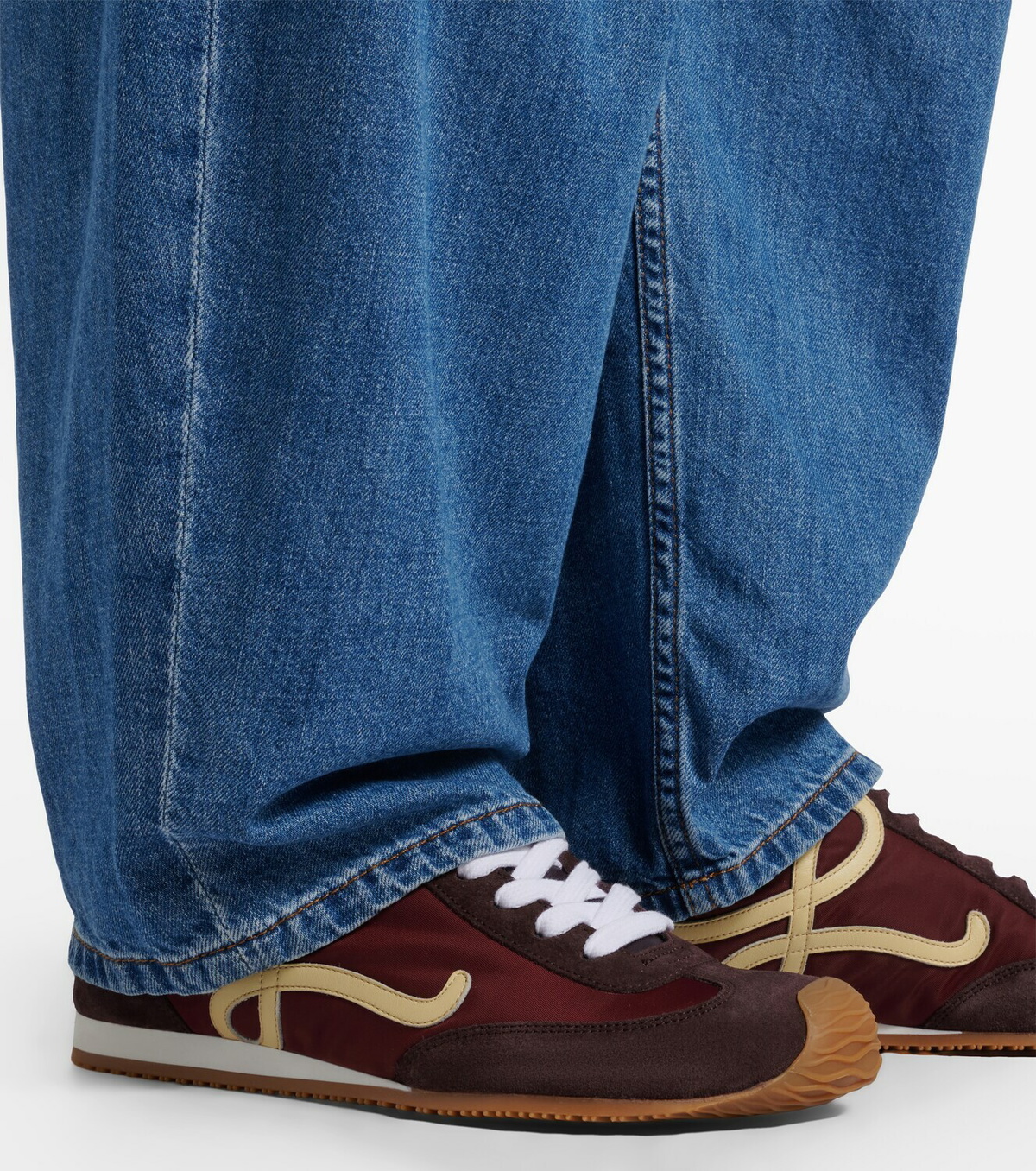 Loewe Ballet Runner 2.0 suede-trimmed sneakers