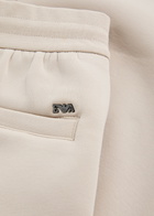 Emporio Armani Stretch-jersey Sweatpants Ecru