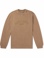 Carhartt WIP - Logo-Embroidered Garment-Dyed Cotton-Jersey Sweatshirt - Brown