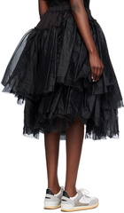 Comme des Garçons Comme des Garçons Black Tiered Midi Skirt