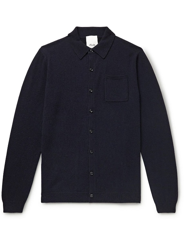 Photo: Allude - Slim-Fit Cashmere Cardigan - Blue