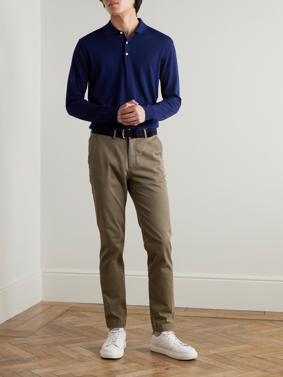 Peter Millar - Mariner Sea Island Cotton Polo Shirt - Blue