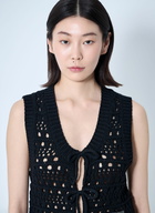 GANNI Logo Patch Vest