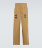 Adish - Qrunful embroidered cotton ripstop pants