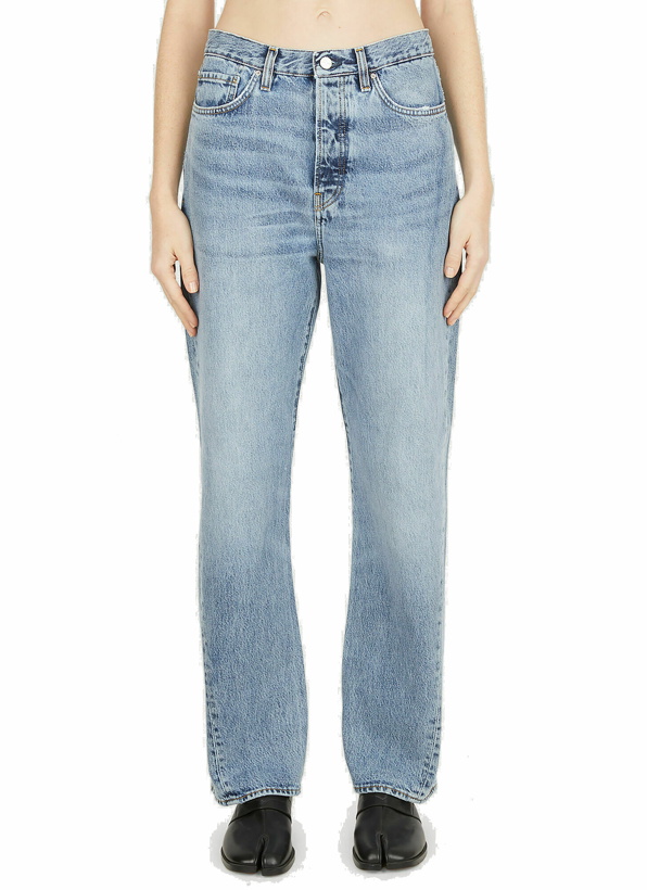Photo: TOTEME - Twisted Seam Jeans in Blue