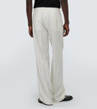 Dolce&Gabbana Pinstripe wool suit pants