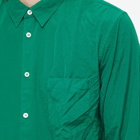 Comme des Garçons Homme Plus Men's Washed Shirt in Dark Green