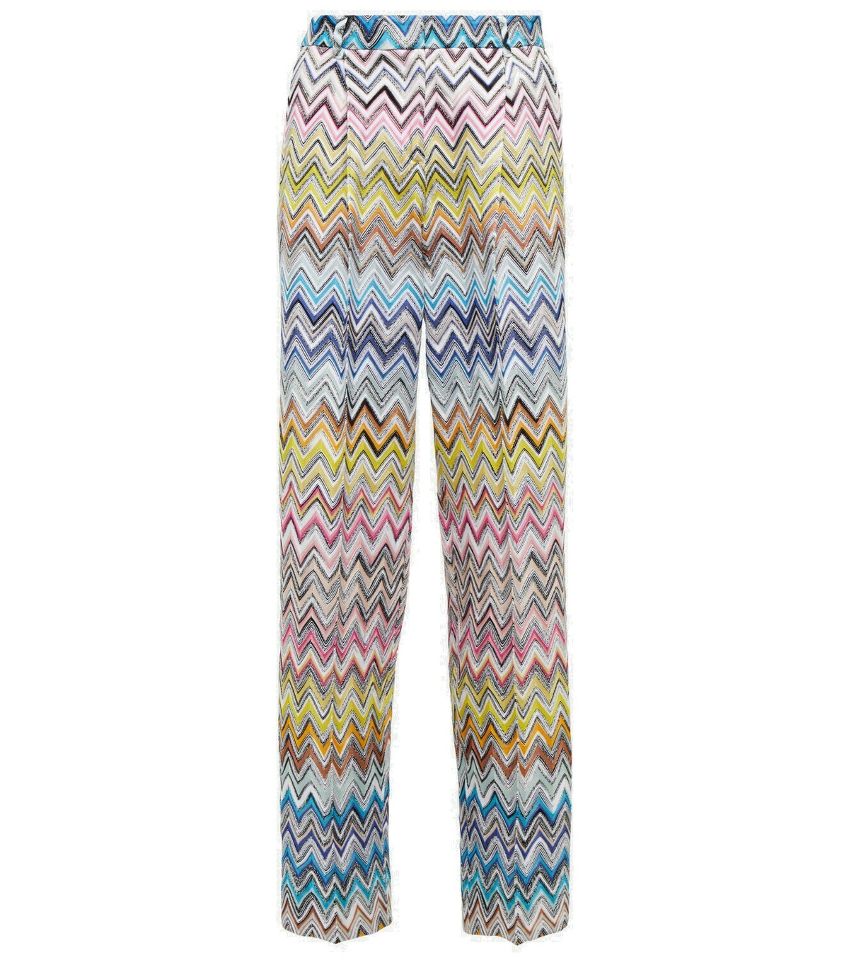 Missoni - Zig-zag knit cotton-blend pants Missoni