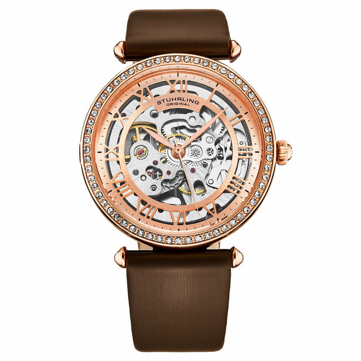 Photo: Stuhrling Original Legacy Automatic Rose Gold Dial Ladies Watch M17193