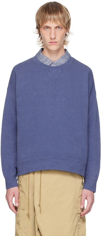 Photo: visvim Blue Jumbo Sweatshirt