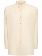 AURALEE Striped Cotton Organza Shirt